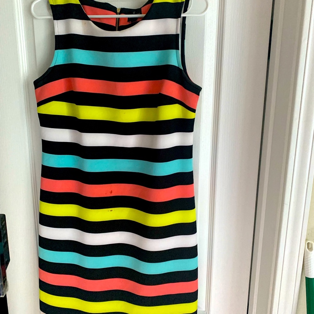 Slim form fitted knee length dress